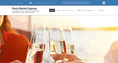 Desktop Screenshot of partyrentalexpress.net