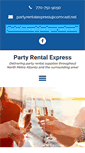 Mobile Screenshot of partyrentalexpress.net